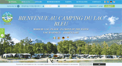 Desktop Screenshot of camping-lac-bleu.com